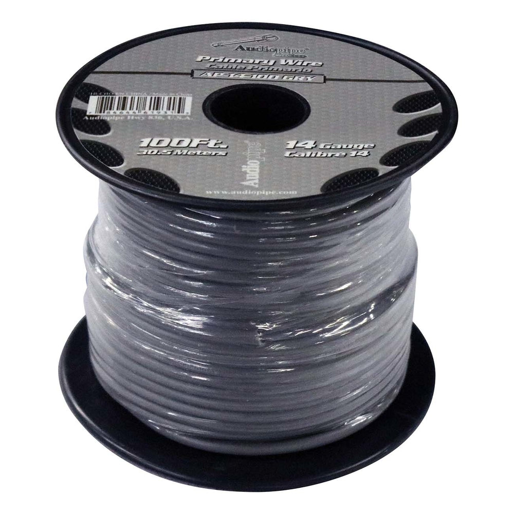 Audiopipe AP14100GY 14 Gauge Primary Wire Image 1