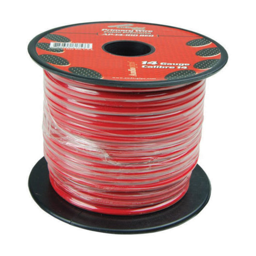 Audiopipe AP14500RD Primary Wire - 14 Gauge, 500Ft - Red Image 1