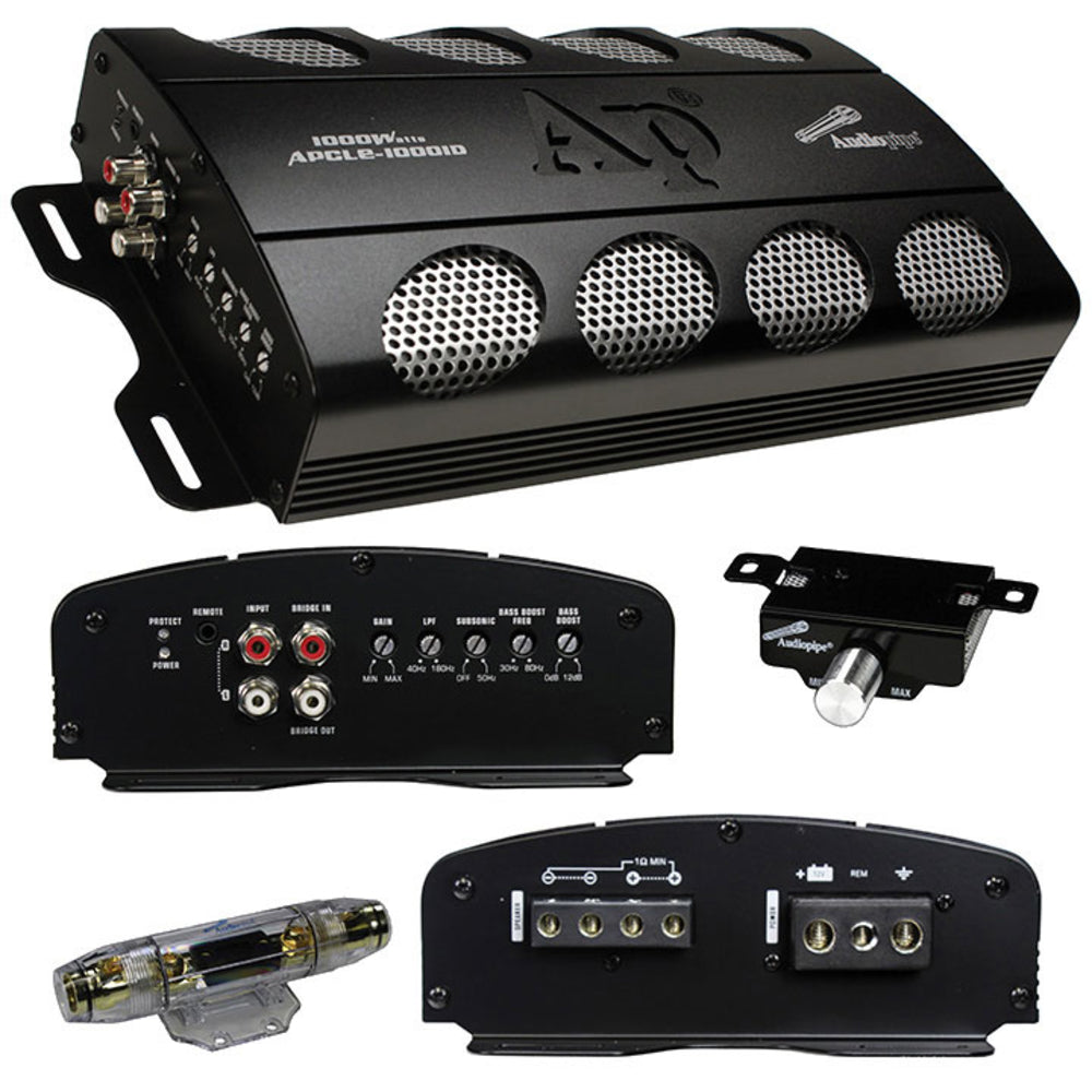 Audiopipe Apcle-10001D Class D Power Amplifier 1000W Image 1