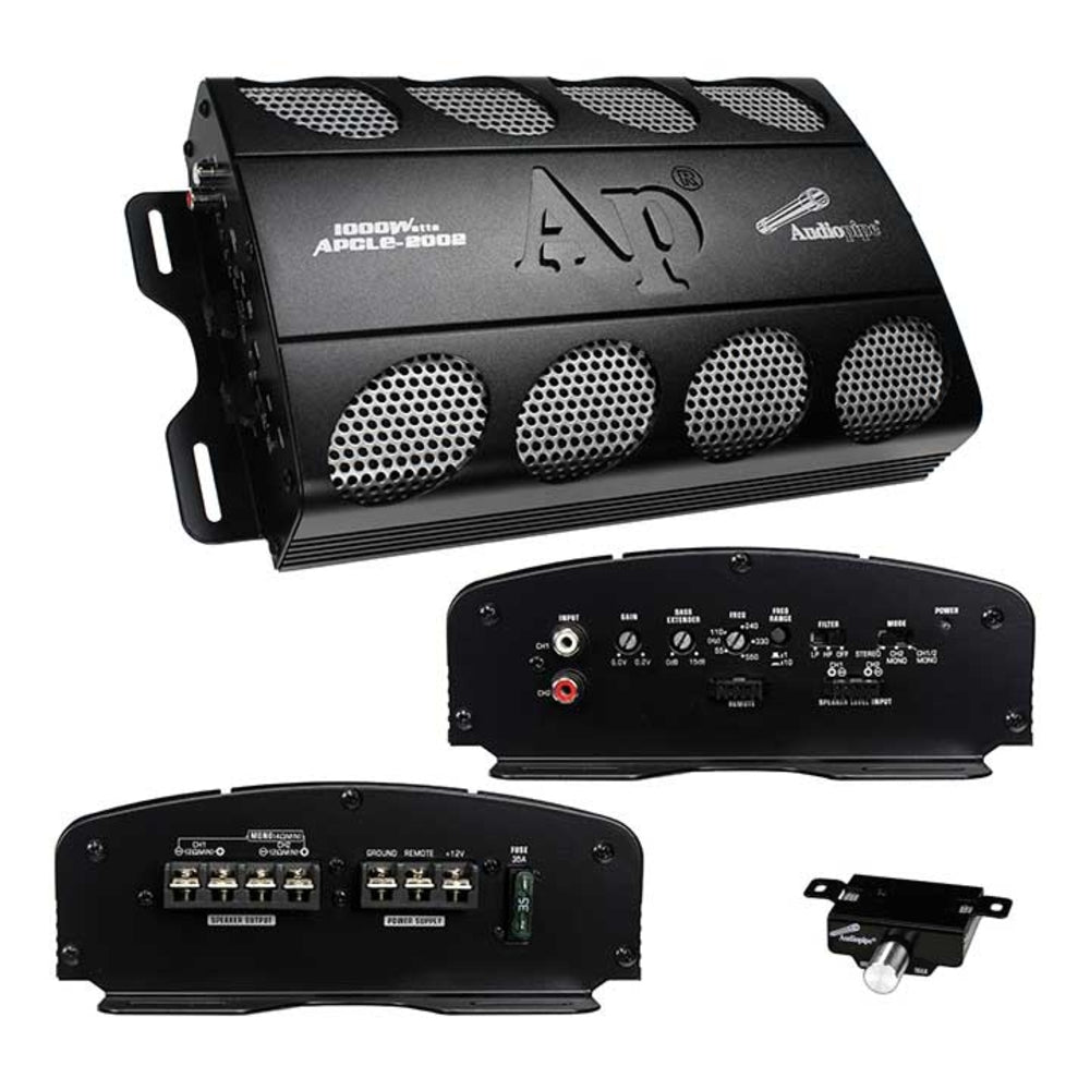 Audiopipe Apcle-2002 Amplifier 2 Channel 1000W Image 1