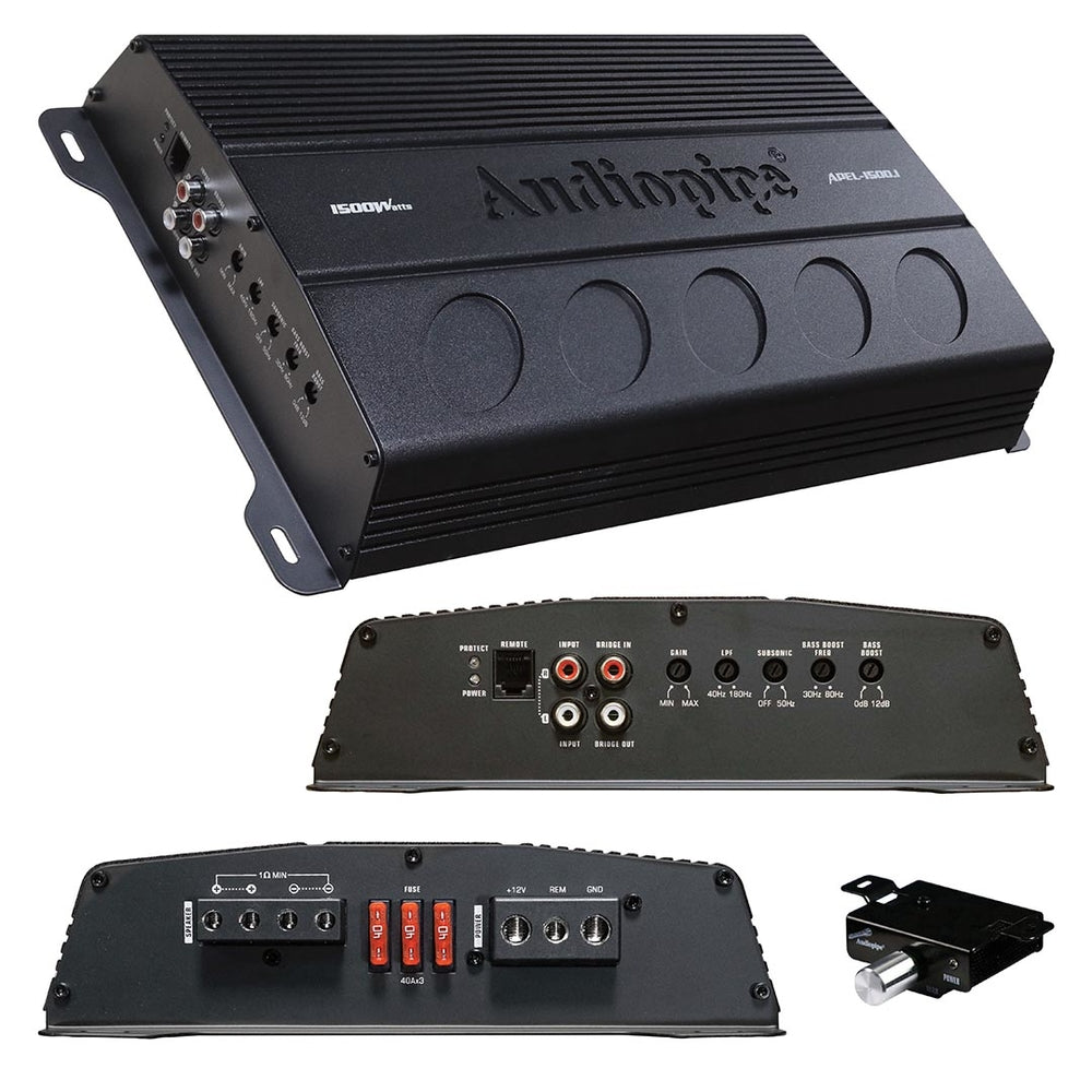 Audiopipe APEL-1500.1 Mono Amplifier 1500W Image 1