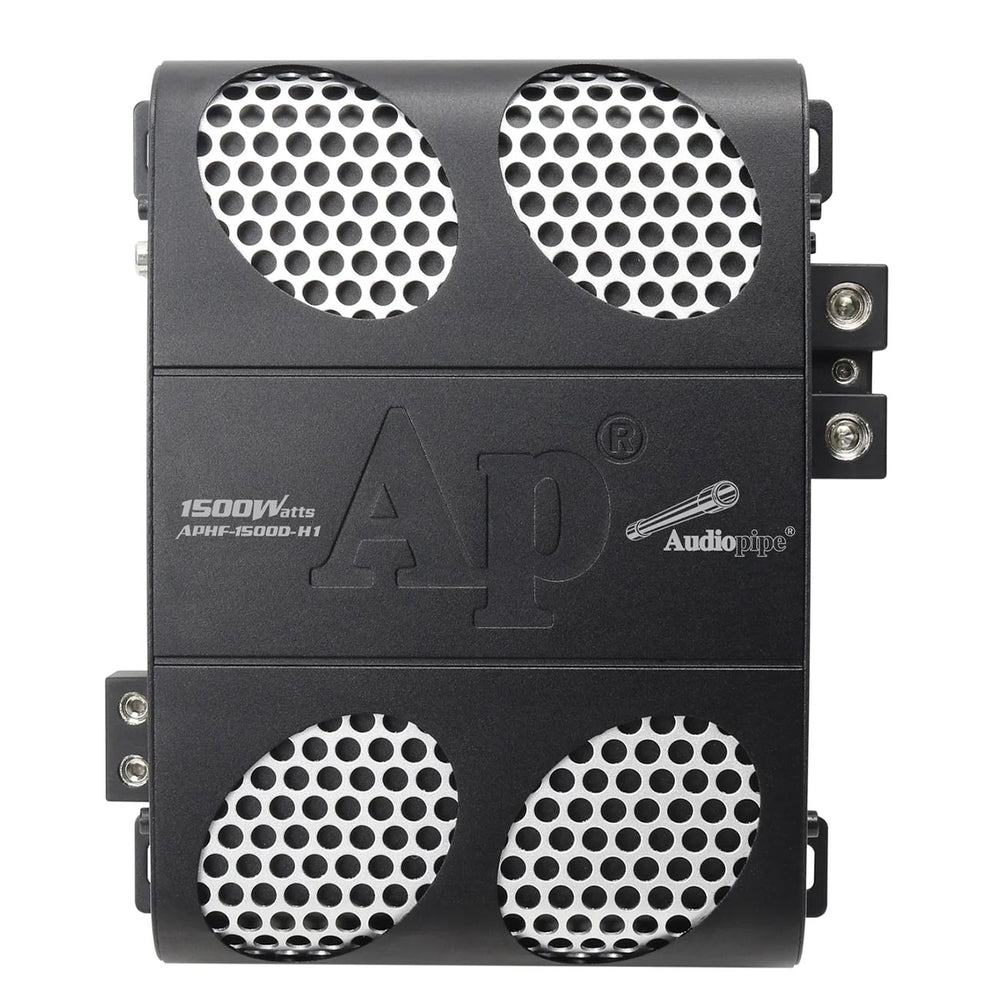 Audiopipe Aphf-1500D-H1 Monoblock Amplifier - 1500W RMS 1 Ohm Stable