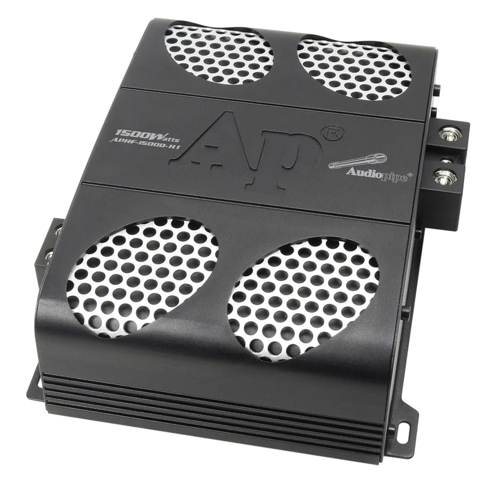 Audiopipe Aphf-1500D-H1 Monoblock Amplifier - 1500W RMS 1 Ohm Stable