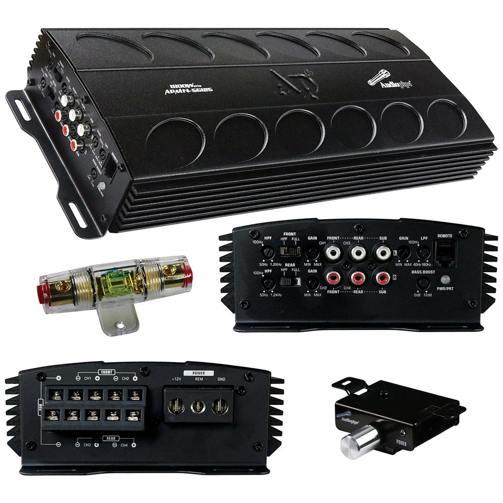 Audiopipe APMN-56125 Mini Series 5-Channel Amplifier 1800W Image 1