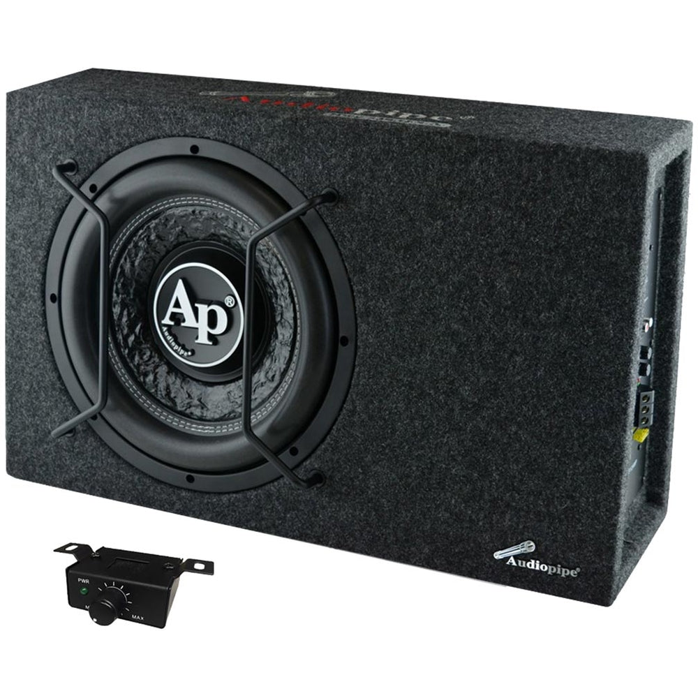 Audiopipe APSB-XF12AMP Single 12" Bass Enclosure 600W Image 1