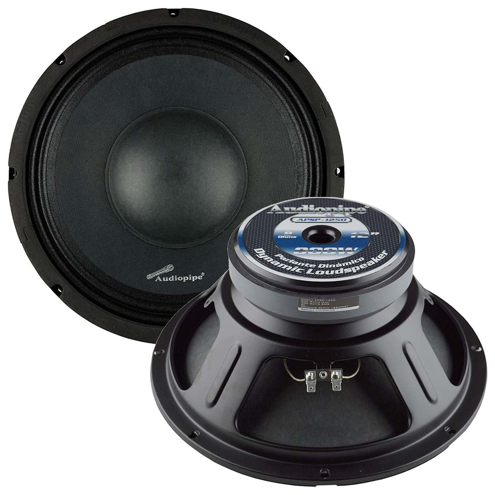 Audiopipe APSP-1250 12" Dynamic Loudspeaker 800W Max Image 1