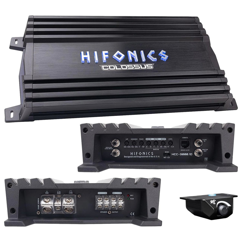 Hifonics HCC3000.1D Monoblock Amplifier 3000W Class D 1 Ohm Image 1