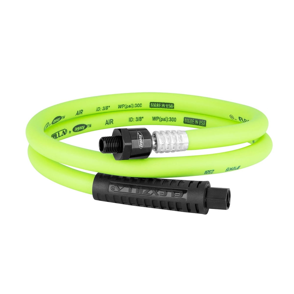 Flexzilla Hfz3804Yw2B Whip Hose Ball Swivel 3/8In X 4Ft Image 1