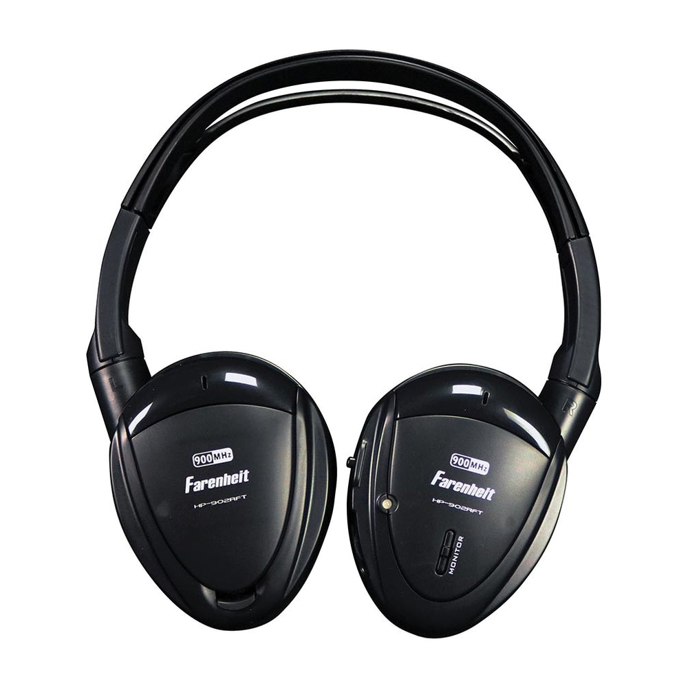 Power Acoustik HP902RFT Headphones - Swivel Earpad 2Ch.RF 900MHz