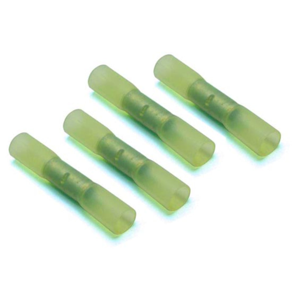 Xscorpion HSBCY Heat Shrink Butt Connectors - 10/12GA (50 Pack) - Yellow Image 1