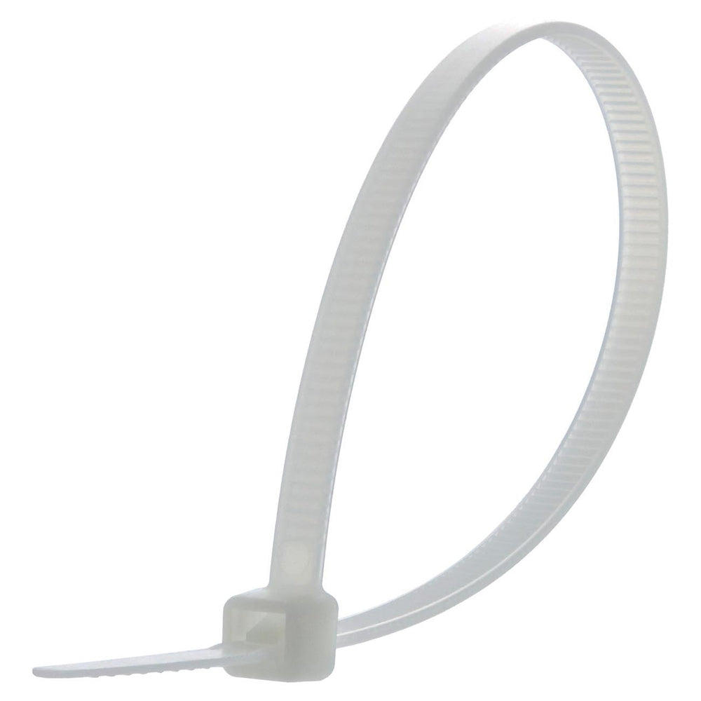 Nippon ISCT8 8" Wire Ties - White (100 Per Bag)