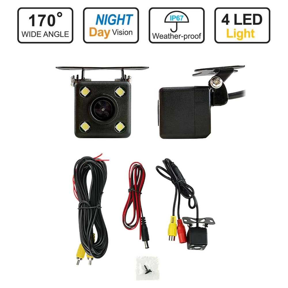 Nippon IS-RVC-160GLL Car Review Camera 4 LED Lights