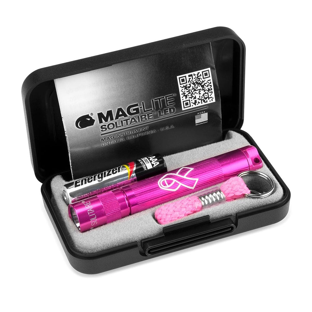 Maglite K3Amw2 Solitaire Aaa Nbcf Pink-Gift Box Image 1