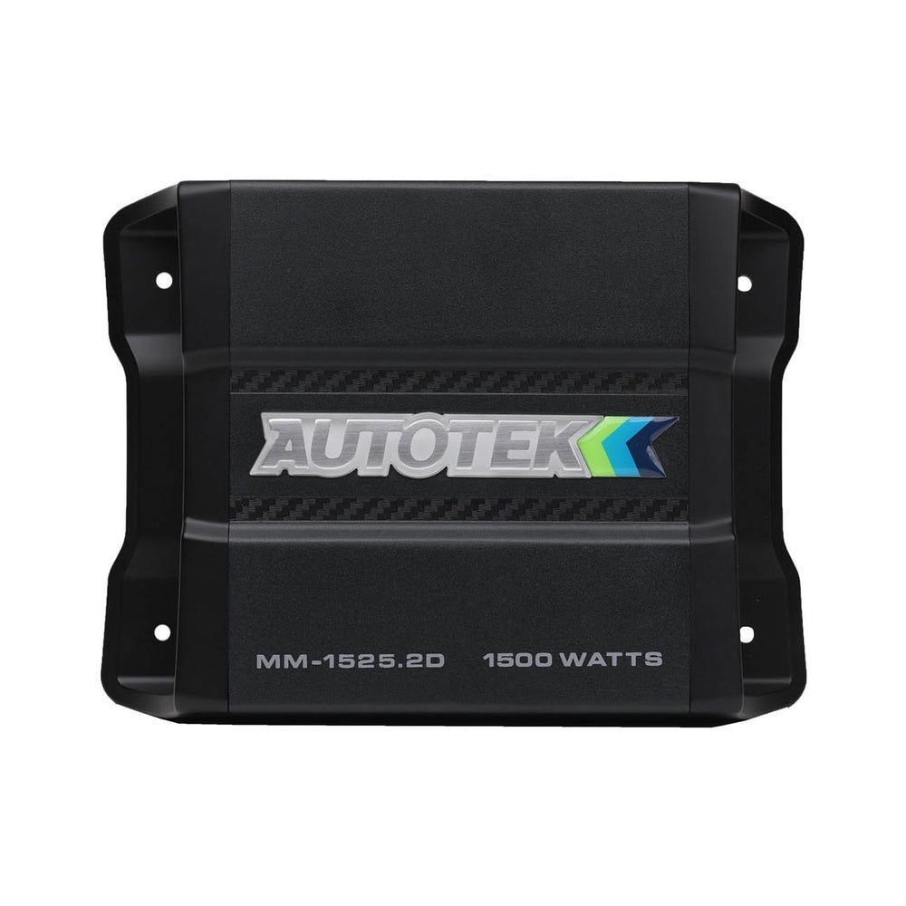 Autotek Mm15252D Mean Machine Compact D Class Amplifier 1500 Watts 2 Channel