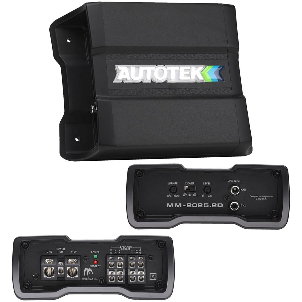 Autotek MM-2025.2D Mean Machine Compact D Amplifier 2000W 2-Ch Image 1