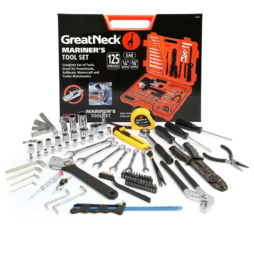 Greatneck Ms125 Great Neck Mariner'S Tool Set 125-Piece Image 1