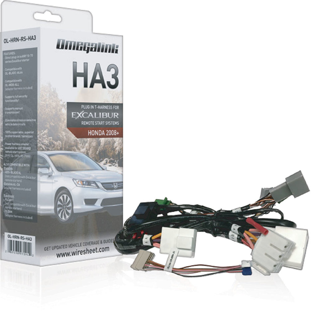 Excalibur Alarms Ol-Hrn-Rs-Ha3 Omegalink Plug&Play Harnesscovers Select Acura Image 1