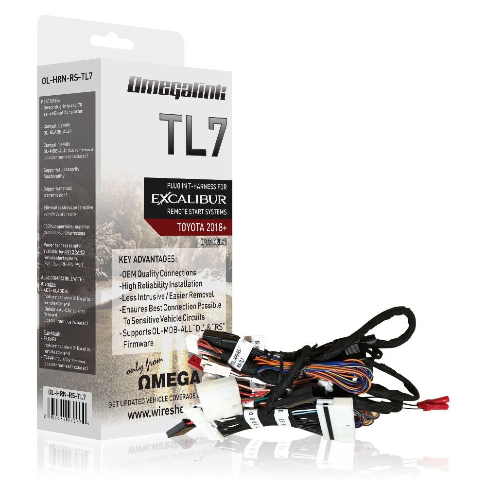 Excalibur Alarms OL-HRN-RS-TL7 Plug&Play Wiring Harness Image 1