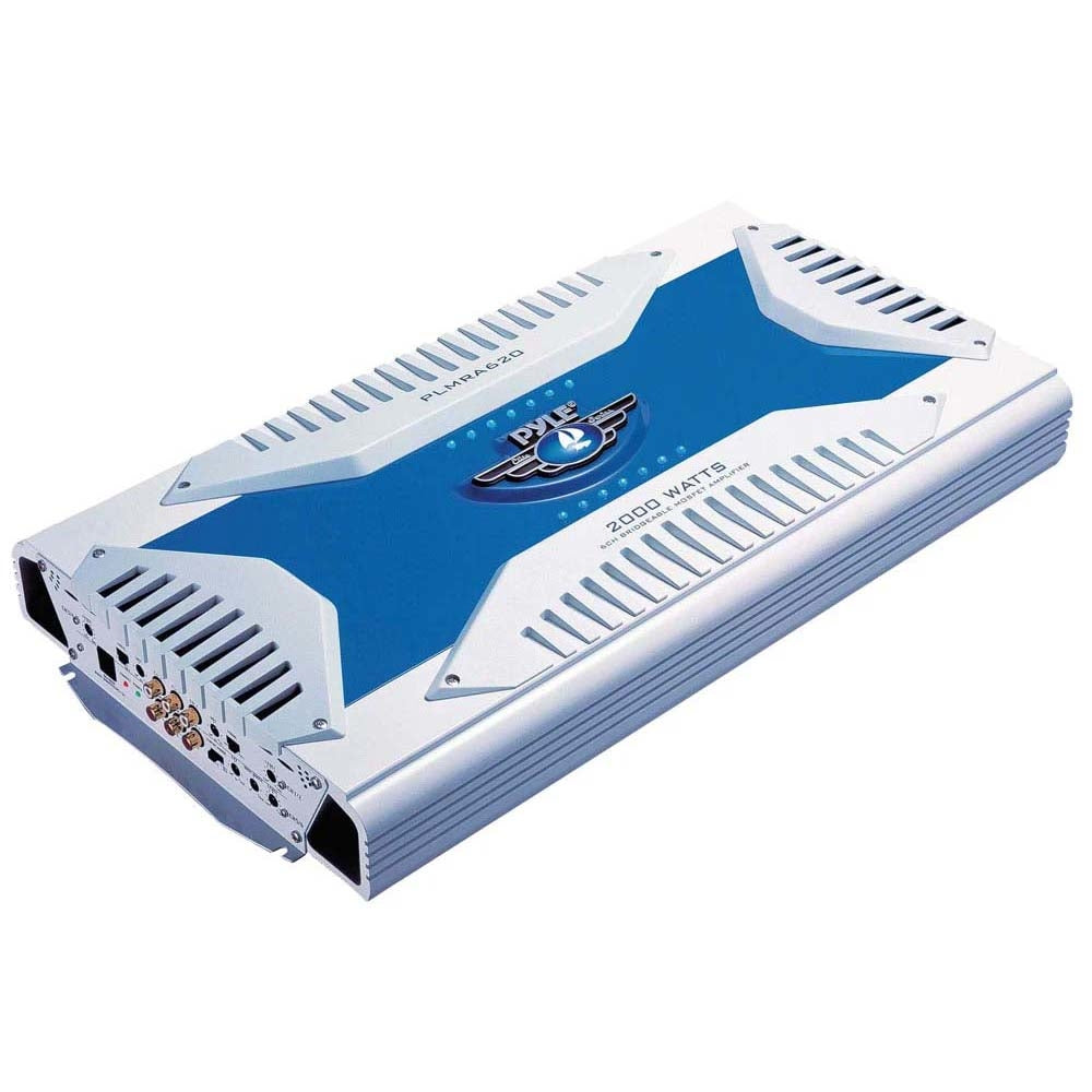 Pyle PLMRA620 6ch 2000W Marine Amplifier - Waterproof