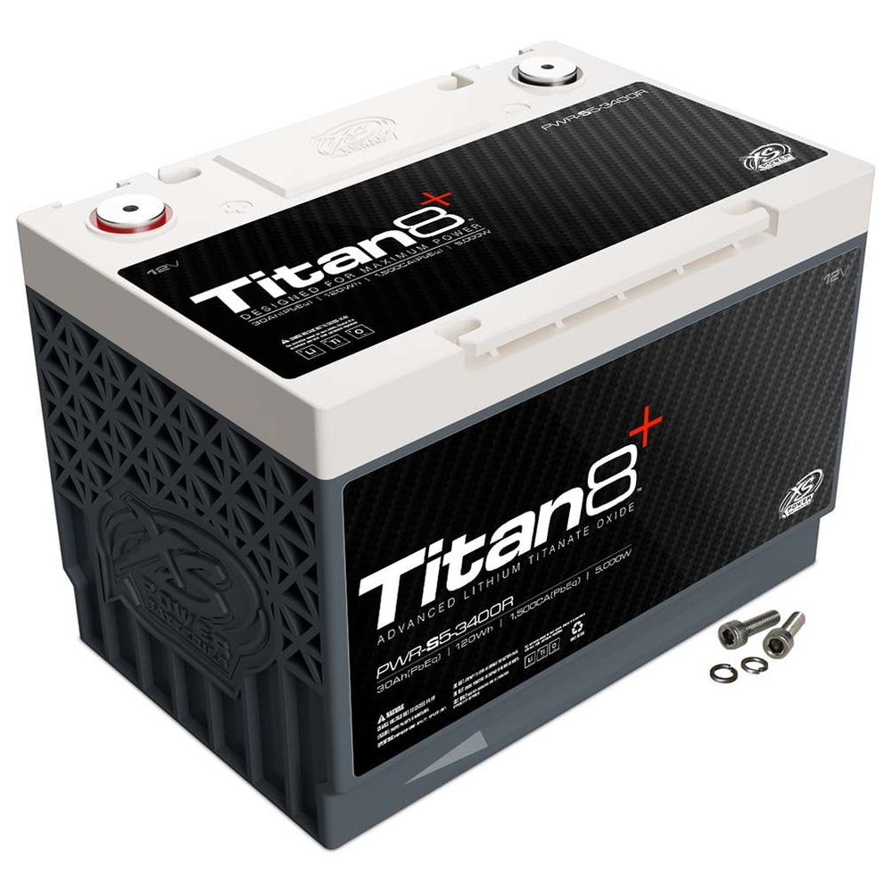 Xs Power PWR-S5-3400 Titan 8 Lithium Battery 30Ah 1500 CA 5000W Image 1