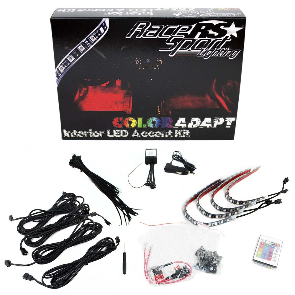 Racesport Rsikit Coloradaptâ Adaptive Rgb Led Flexible Interior Kit Key Card Image 1