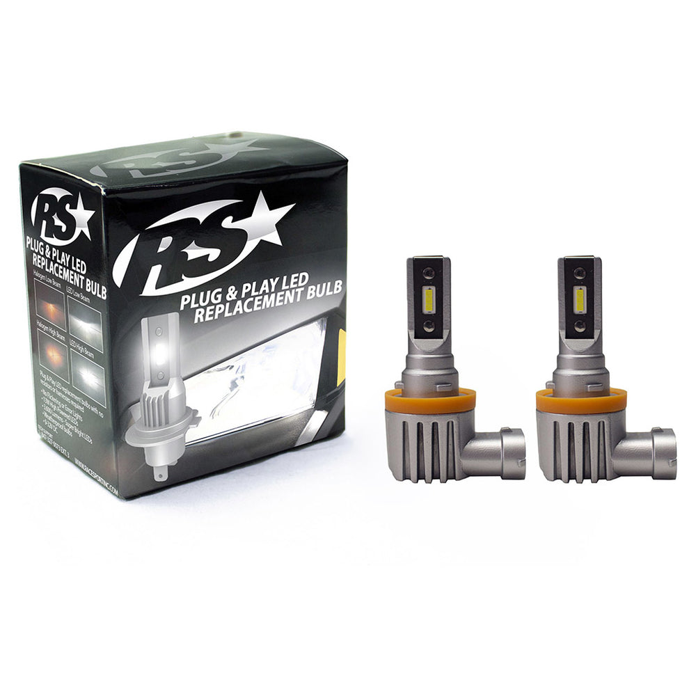 Racesport Rspnph11 Race Sport H11 Plug N Play Super Lux Led Replacement Bulbs Image 1