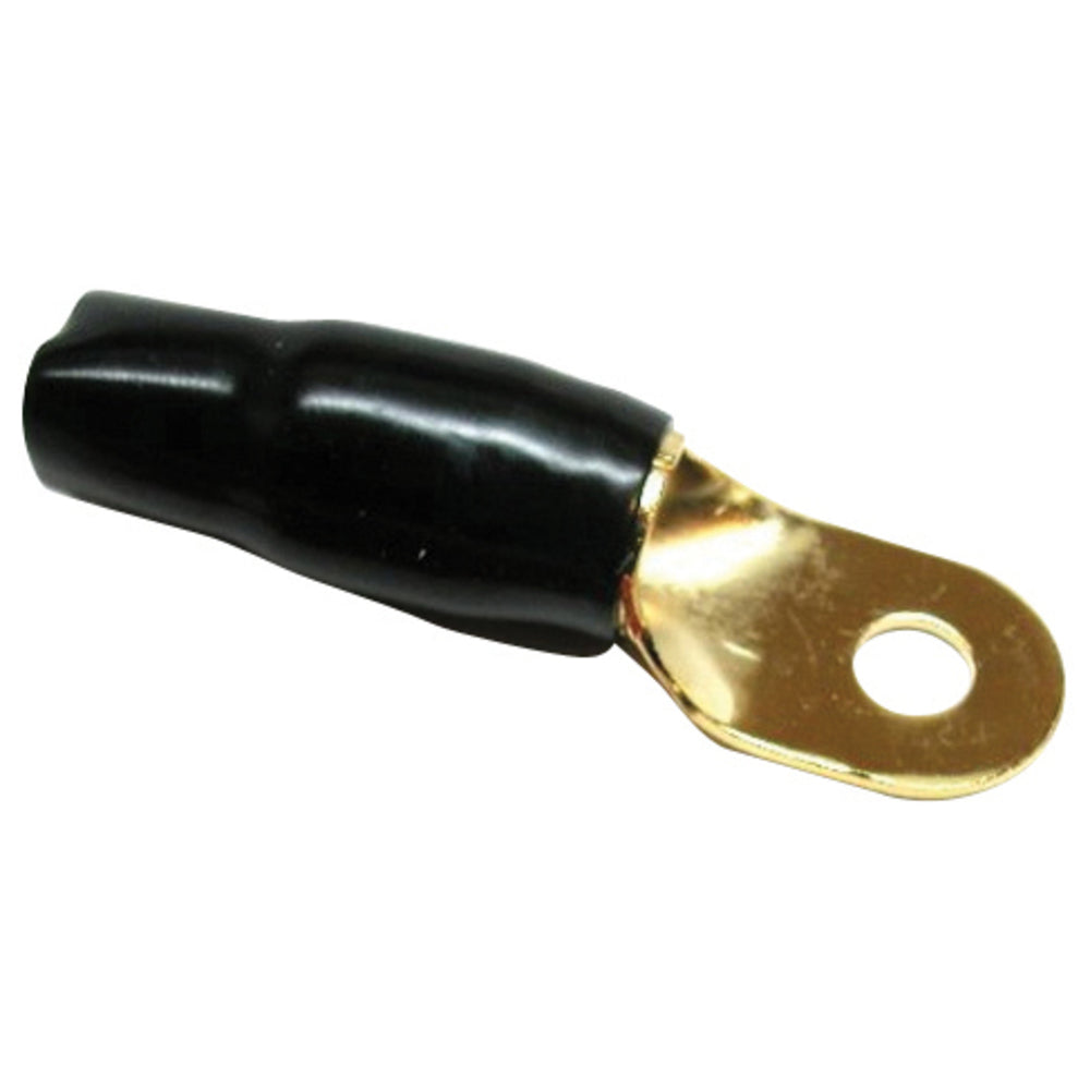 Xscorpion Rt0B Ring Terminal 1/0Ga. 10Pcs. Gold;Black Sleeve;Xscorpion Image 1