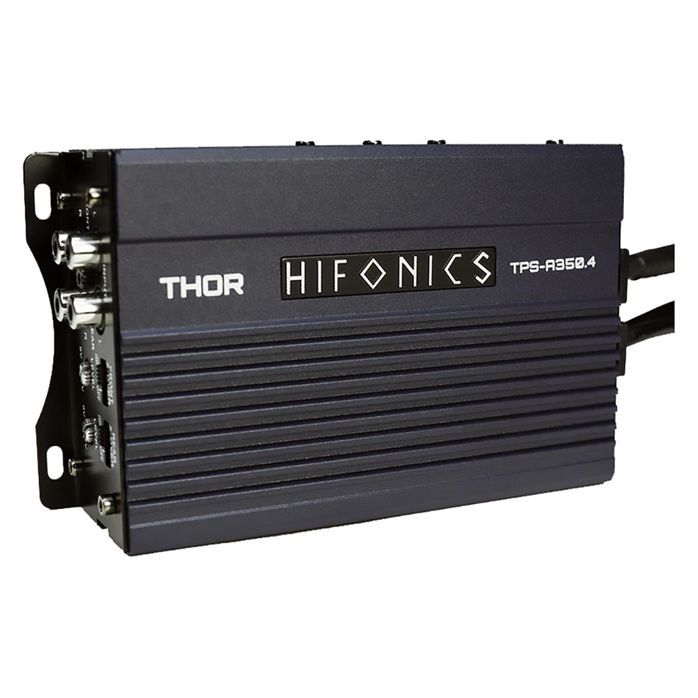 Hifonics TPS-A350.4 Thor Compact 4-Ch Digital Amplifier 80W @ 4 Ohm