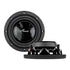 Audiopipe Ts-Fa800 8" Shallow Mount Subwoofer Dual 4 Ohm Voice Coils Image 1