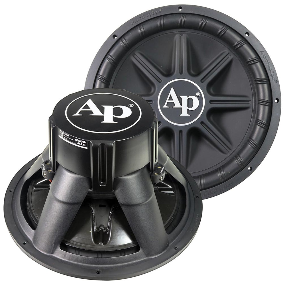 Audiopipe TS-PX-1550 15" Subwoofer Dual 4 Ohm Voice Coils