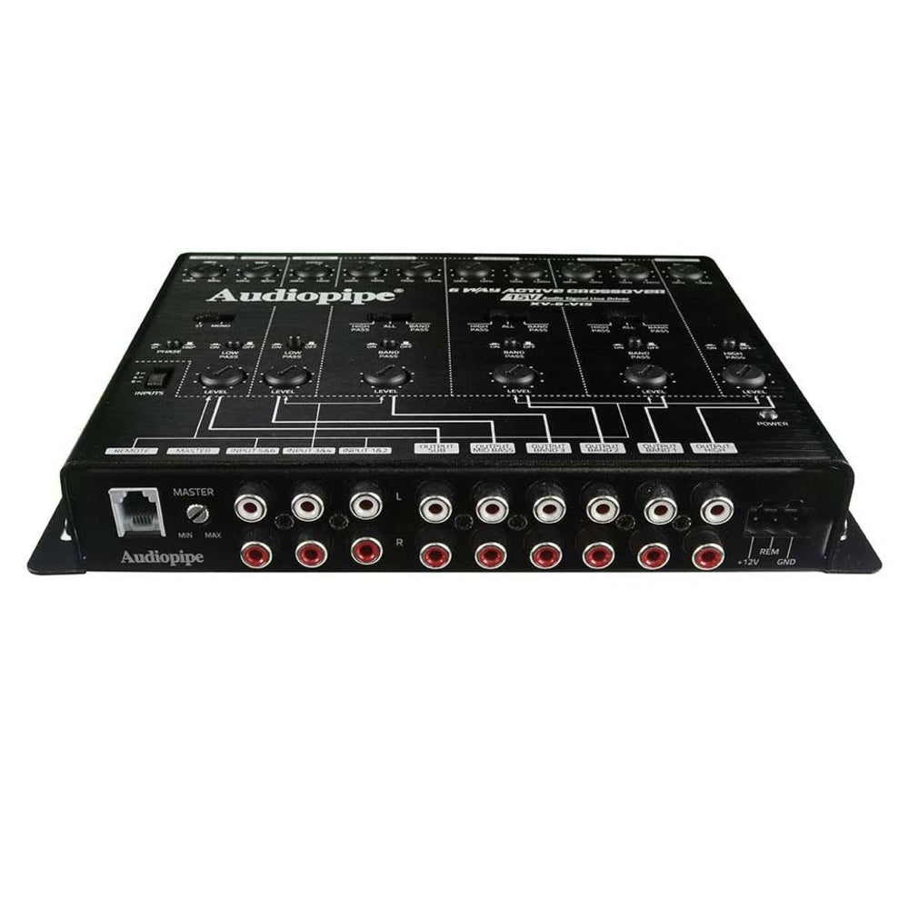 Audiopipemap Xv6V15 Audiopipe 6 Way Crossover 8 Ch. Input 12 Output