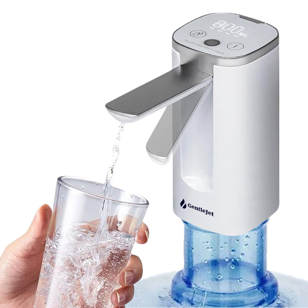 Gentlejet AquaFlow White Silver Water Dispenser